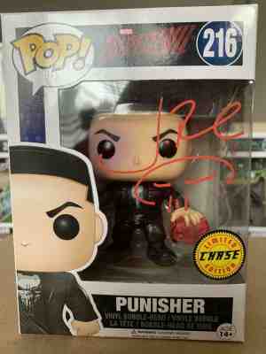 JON BERNTHAL Signed Funko Pop! Marvel The Punisher (Daredevil) Chase #216