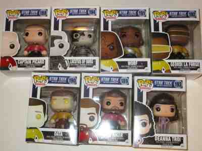 Funko POP Star Trek TNG Figure Lot