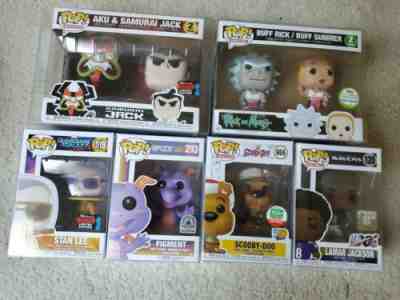 Funko pop exclusive lot