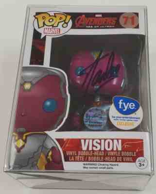 Funko POP VISION Marvel Avengers Age Of Ultron #71 FYE SIGNED STAN LEE WITH COA