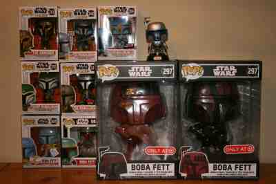 Funko Pop Vinyl Figure lot Mandalorian Boba Fett Death watch Rare! Exclusives!