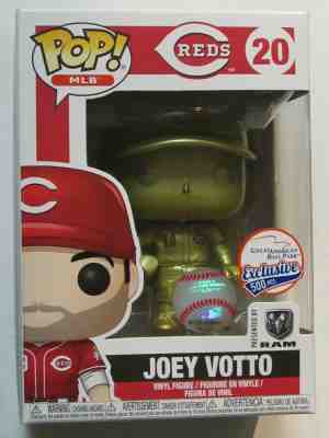 Funko POP! Gold Joey Votto Cincinnati Reds MLB LE 500 Made SGA RARE 