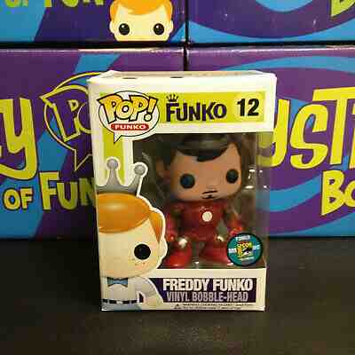 12 SDCC FUNDAYS TONY STARK FREDDY FUNKO 12 POP LE 96 IRON MAN MARVEL RARE *SALE*