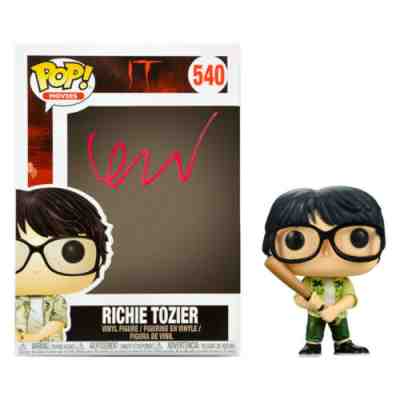 Finn Wolfhard Autographed IT Richie Tozier POP Vinyl Figure #540