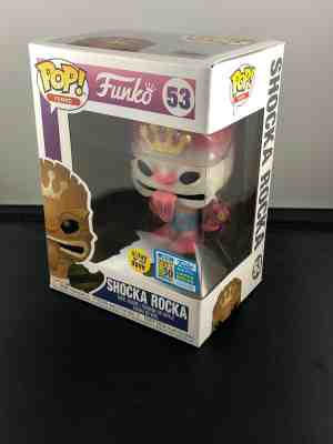 SDCC 2019 Fundays Funko Pop Spastik Plastik Shocka Rocka (2 pieces, see photos)