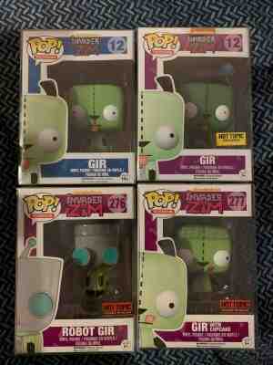 Funko Pop! Gir Lot - Jhonen Vasquez - Invader Zim - Hot Topic Pre-Releases!