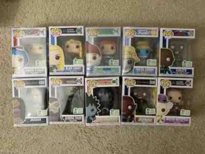 Eccc 2019 10 Funko Pop Exclusive Lot Steve Fin Du Chomp Korath Ramona Flowers