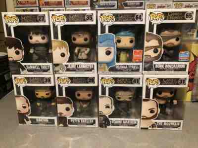 HUGE Game Of Thrones Funko Pop Lot Vaulted Jaime Lannister Olenna Tyrell SDCC