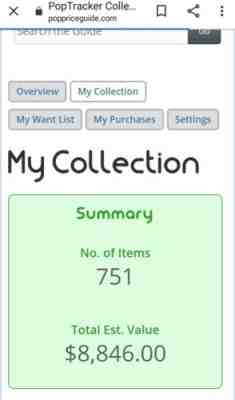 Large 750+ item Funko Pop + Collection Reseller Lot  $8400+ PPG as of 02/13/2020