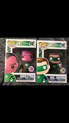 hal jordan and sinestro funko pop