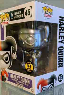 *ULTRA-RARE* Harley Quinn *SILVER* *LIMITED RELEASE OF 144* Pop #45