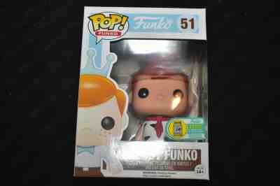 Funko Pop Vinyl Figure Freddy Funko As White Fred Flintstone SDCC LE24