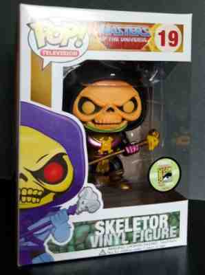 SDCC 2013 POP FUNKO DISCO SKELETOR #19 METALLIC 1/480 MASTERS OF THE UNIVERSE