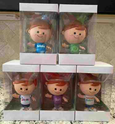 ORIGINAL RETRO FUNKO FREDDYS SET OF 5 - RARE, HARD TO FIND SIGNED, SET # 3 of 10