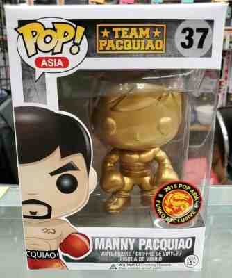 Funko POP! Team Pacquiao 37 Manny Pacquiao (GOLD) 2015 POP Asia Exclusive LE 10 