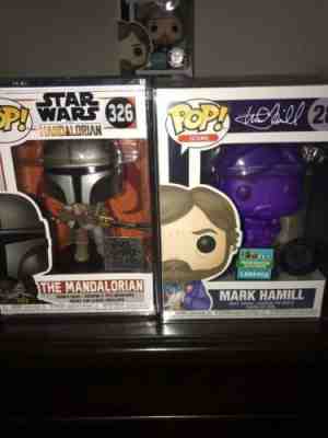 Mandalorian D23 And Mark Hammill D Con Joker Pop