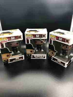 Pop Rocks Run #09 DMC #10 Jam Master Jay #11 Funko Pop Vaulted 3 Pop Grail Set!