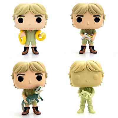 Steve Irwin Pop! Prototype & Complete Set of All 3 Steve Characters!