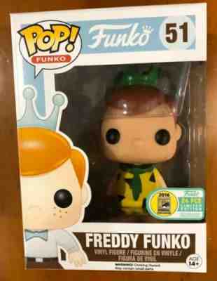 Funko Pop Vinyl Figure Freddy Funko As Yellow Fred Flintstone SDCC LE24