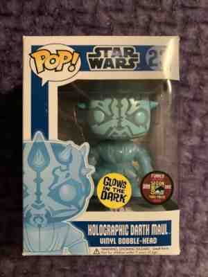 Star Wars Darth Maul Holographic Funko POP SDCC 2012 480 Pieces VERY LIMITED!!!