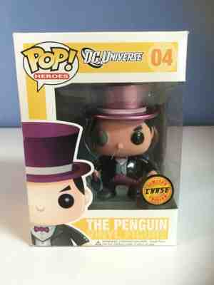 Rare! 2010 DC Universe Metallic Chase! The Penguin #04 Funko Pop Nice!