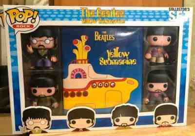 Funko POP! Rocks The Beatles Yellow Submarine Collector’s Set Four Pack. GRAIL!