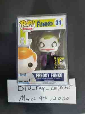 Funko Pop SDCC Exclusive Vinyl Figure LE 1/96 Freddy Dark Knight Joker 