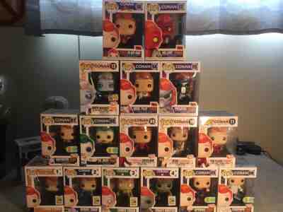 Funko POP! Limited Editions including Comic-Con  Boxed Conan figures 1-17 NO 13 