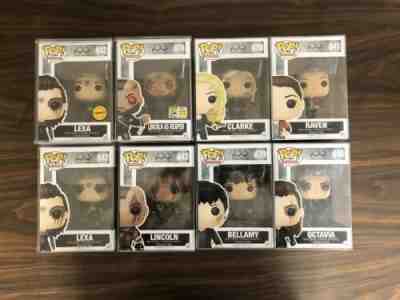 Funko Pop! The 100 Complete Set. 8 Pops & Lincoln As Reaper SDCC 2017 Exclusive