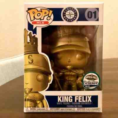 Funko POP! Gold King Felix LE34 | 2017 MLB Seattle Mariners SafeCo Exclusive