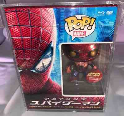 Funko Pop! The Amazing Spider-Man Blu-Ray Metallic Japan Exclusive LE 1000