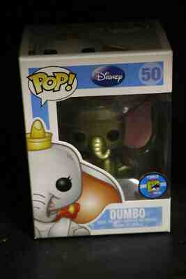 Funko Pop Vinyl Figure Disney Dumbo - Gold Metallic Dumbo 2013 SDCC LE48 #50