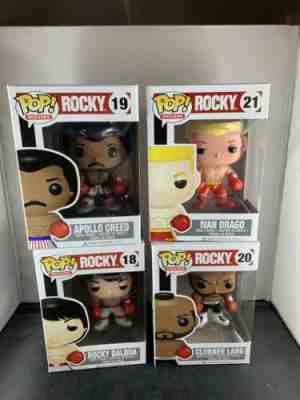 Funko Pop Rocky Movies Set, Vaulted Rare, Great Condition