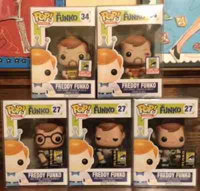 Funko Pop! Freddy Funko Lot Of 5