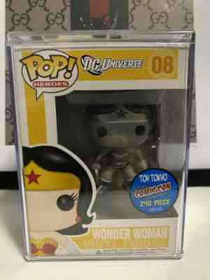 Funko Pop GRAIL Toy Tokyo NYCC B&W Wonder Woman Black White DC MINT! Best Price!