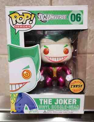 Funko POP! Heroes DC Universe 06 The Joker (Metallic) LE Chase Vinyl Bobble-Head