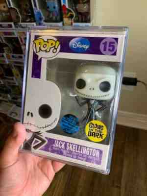 FUNKO POP #15 JACK SKELLINGTON GLOW IN THE DARK TOY TOKYO EXCLUSIVE