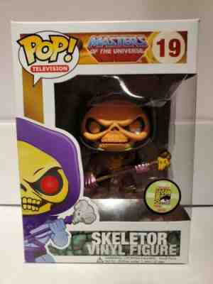 Funko Pop TV Masters Of The Universe MOTU Skeletor Black Hood SDCC METALLIC 