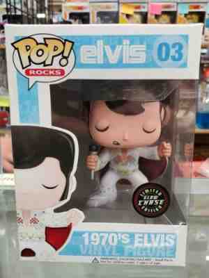 Funko POP! Rocks ELVIS 03 Limited Edition Glow Chase 1970s Elvis (1st Edition) 