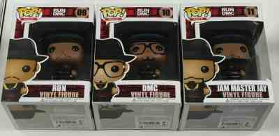 Pop Rocks Run #09 DMC #10 Jam Master Jay #11 Funko Pop Vaulted 3 Pop Grail Set!