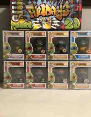 Funko Pop Teenage Mutant Ninja Turtles SDCC 13 Alamo City Coast City Styles TMNT