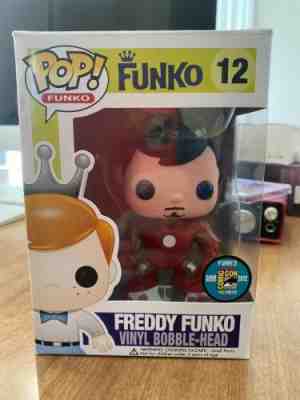 FUNKO FREDDY TONY STARK pop vinyl #12 SDCC 2012 LE 96 EXCLUSIVE FUNDAYS Ironman