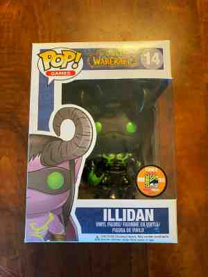 Funko POP! Illidan Black 14 SDCC 2013 limited to 1008 Warcraft Blizzard 