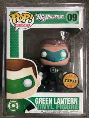 Funko Pop! DC UNIVERSE - Green lantern #09 Metallic Vaulted Funko pop Nice!