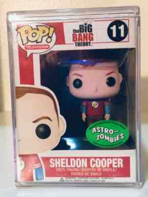 Funko Pop Sheldon Cooper 11 Astro Zombies Exclusive Big Bang  Flash T-shirt