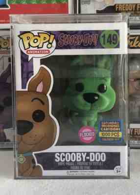 Funko Pop! Green Scooby Doo #149 Flocked 1000pcs Saturday Morning Cartoons SDCC