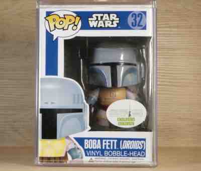 Funko Pop! Exclusive STAR WARS BOBA FETT DROIDS 2013 SDCC Celebration Europe