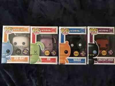 Funko Pop Uglydoll Metallic Glow Chase SET Ice Bat Ox Wage Ninja Bat Shogun SDCC