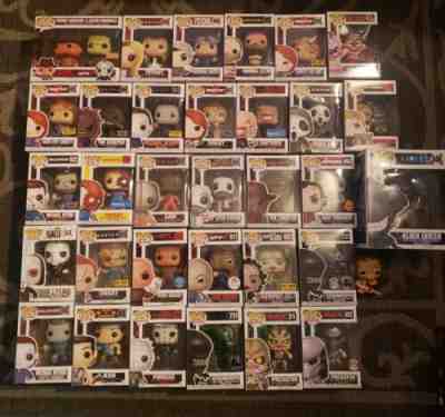 FUNKO POP HORROR ICON LOT Captain Spaulding, Sam, Freddy, Ghostface, Chucky, etc