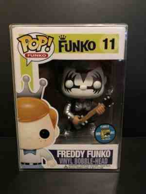 Funko Pop! Freddy Funko Gene Simmons The Demon # 11 SDCC 2012 1 Of 96 Kiss